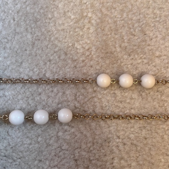 EUC Banana Republic Yellow/White/Gold Necklace - Adjustable 36” - Picture 10 of 12